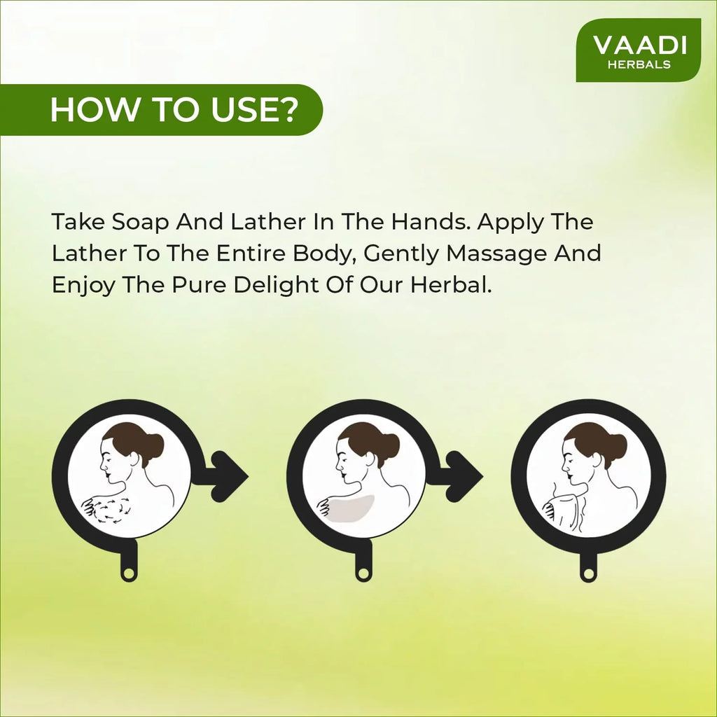 Oil, Herbals Neem Soap Vaadi Alluring 75G Tea Tree X And 6 Tulsi With Vitamin E