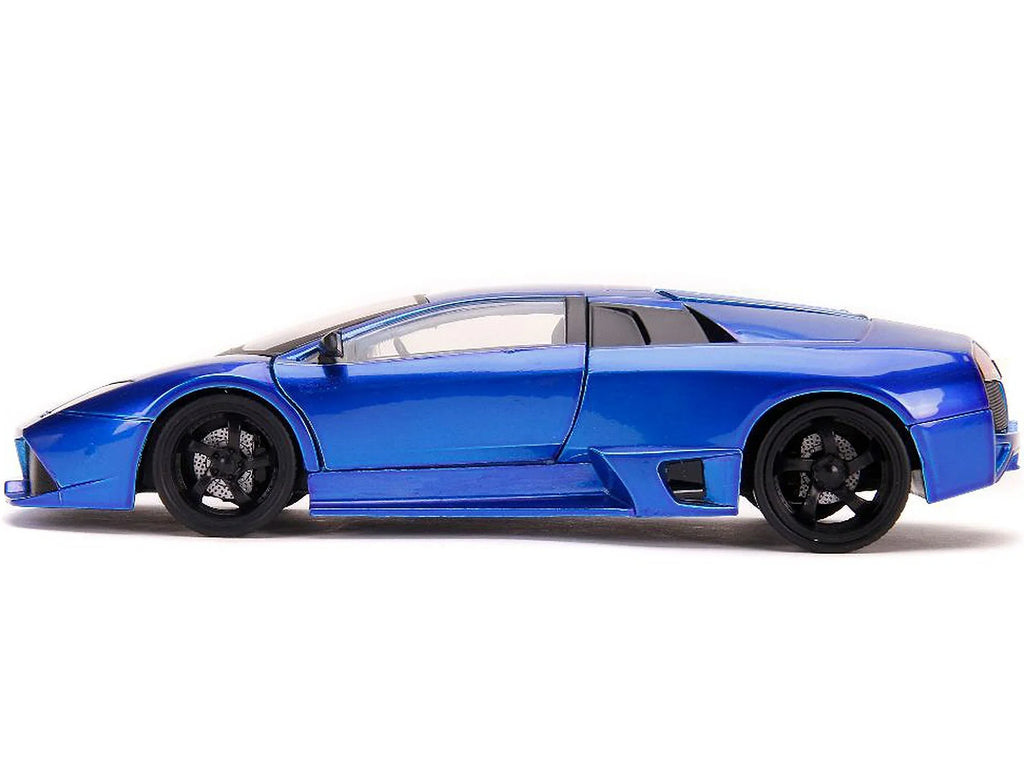 32279 Murcielago Hyper Lamborghini Blue Model Scale Spec Diecast Candy 1-24 Car, LP640 Jada