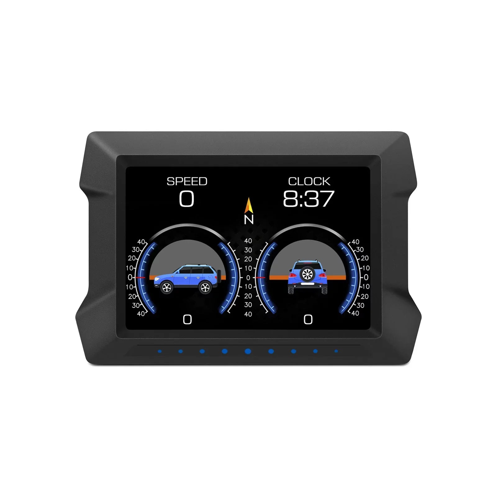 HUD for Overspeed Car Universal Vehicles Driving Digital Computer and Slope Multi-Functions Diagnostic Computer All Speedometer P22 Meter OBDⅡ Gauge, Trip Car