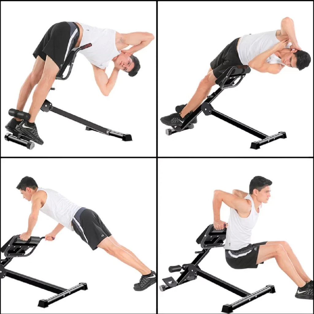 Bench Strength Gym Fitness Extension Hyper Adjustable Core Strength Training Chair Exercise Home Abdominal Ab Factor Roman Workout Exercise Back X