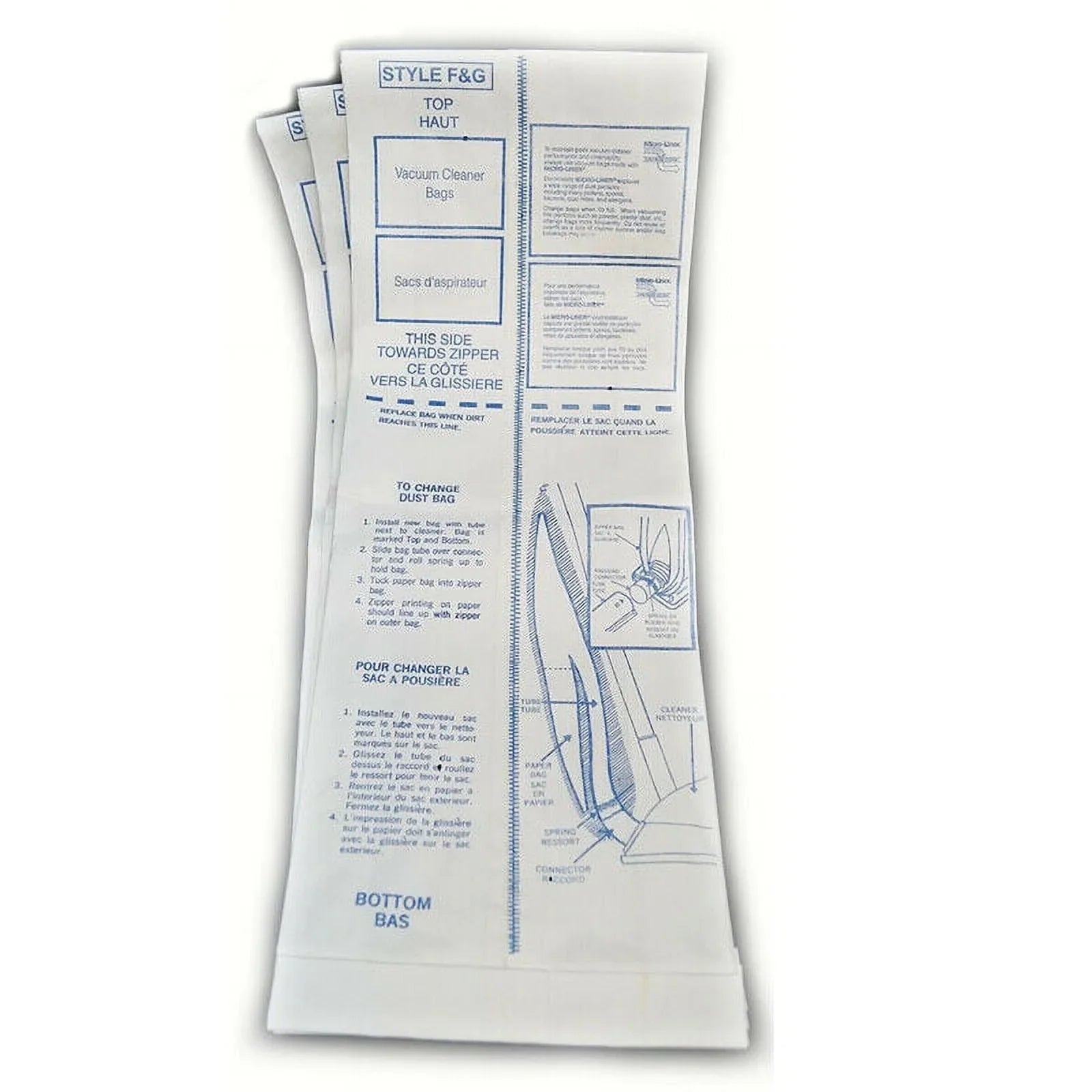 DVC ] Bags Eureka Made 1934 F&G Vacuum in by Allergen Bags USA [ 63 design Cleaner Micro