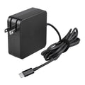 AC Cord Charger K-MAINS PSU Latitude Replacement 65W 2-in-1 Adapter Power USB-C for 7285 7390