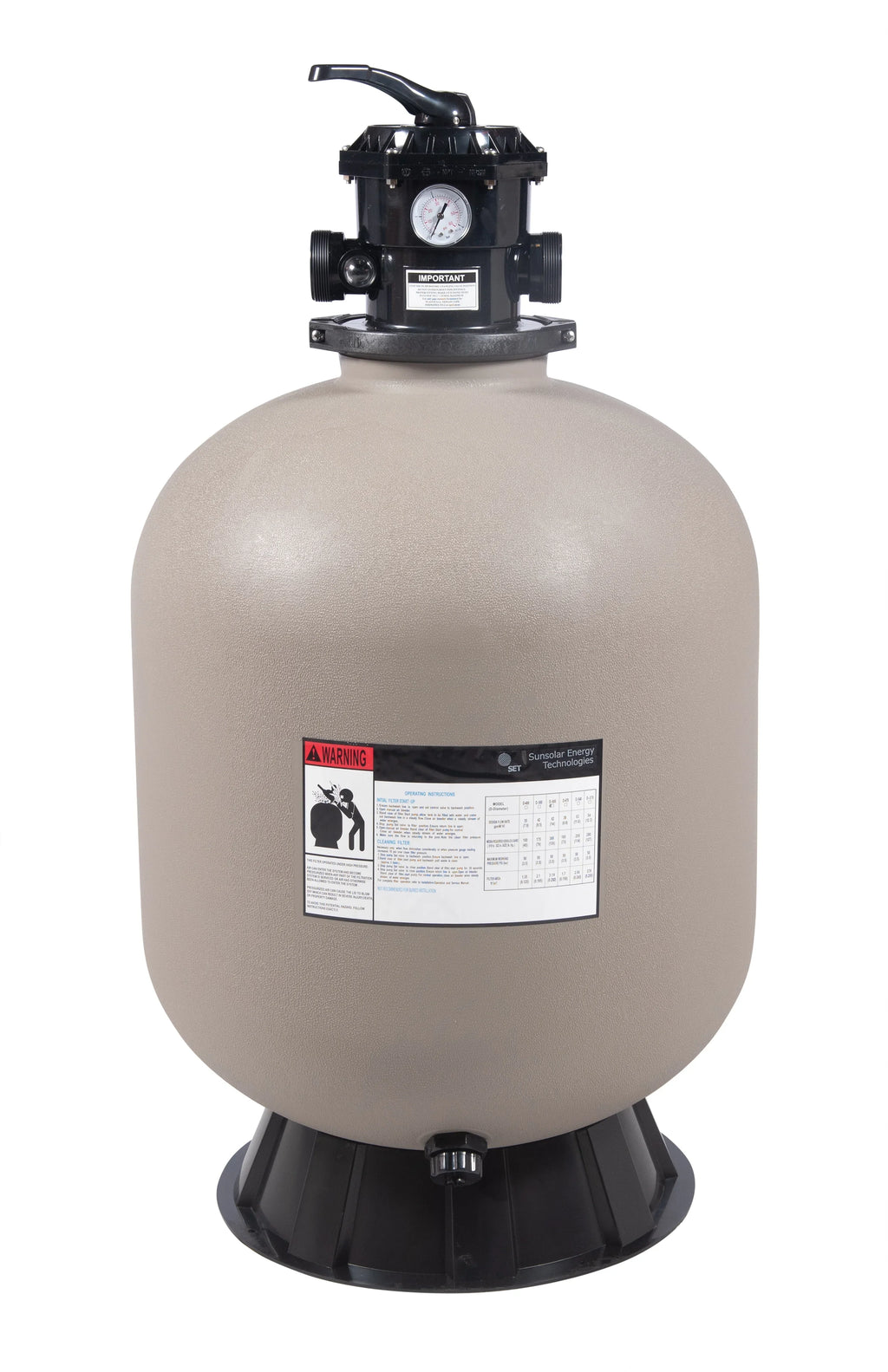 Swimming Pool Filter Sand for - Above-Ground inch 24 diameter