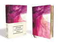 Bible, Print Niv, (Hardcover) Edges, Board, Art Pink, Artisan Over Comfort Cloth Letter Collection Edition, Red Gilded