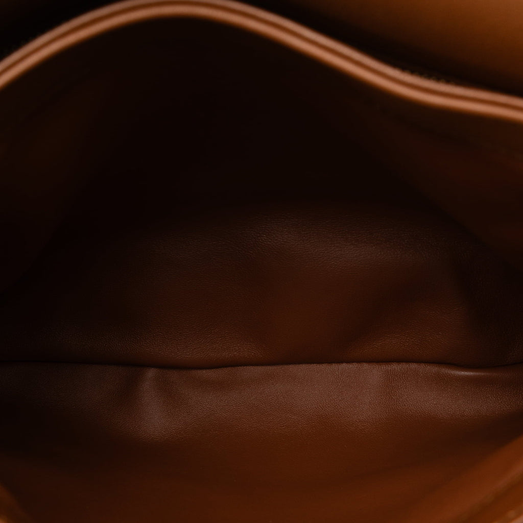 Leather Crossbody Pre-Owned Bag Authenticated Brown Blondie Medium (Good) Calf Unisex Bag