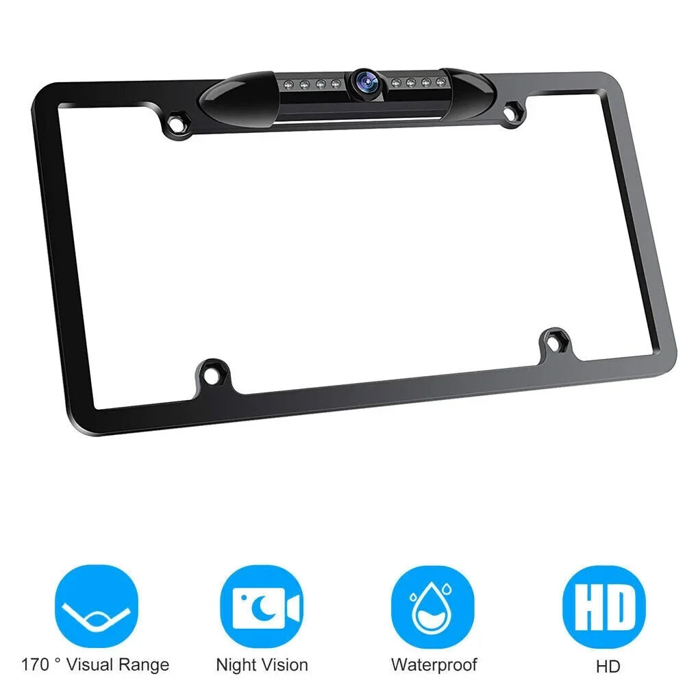 Vision Rear - - Cam for Wired Cars American KingFurt IP68 Backup Waterproof Camera 170° - Viewing Night Angle View Universal