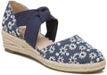 dimension Kascade Flops Blue/White & W Women's Flip LifeStride Sandals 8.5