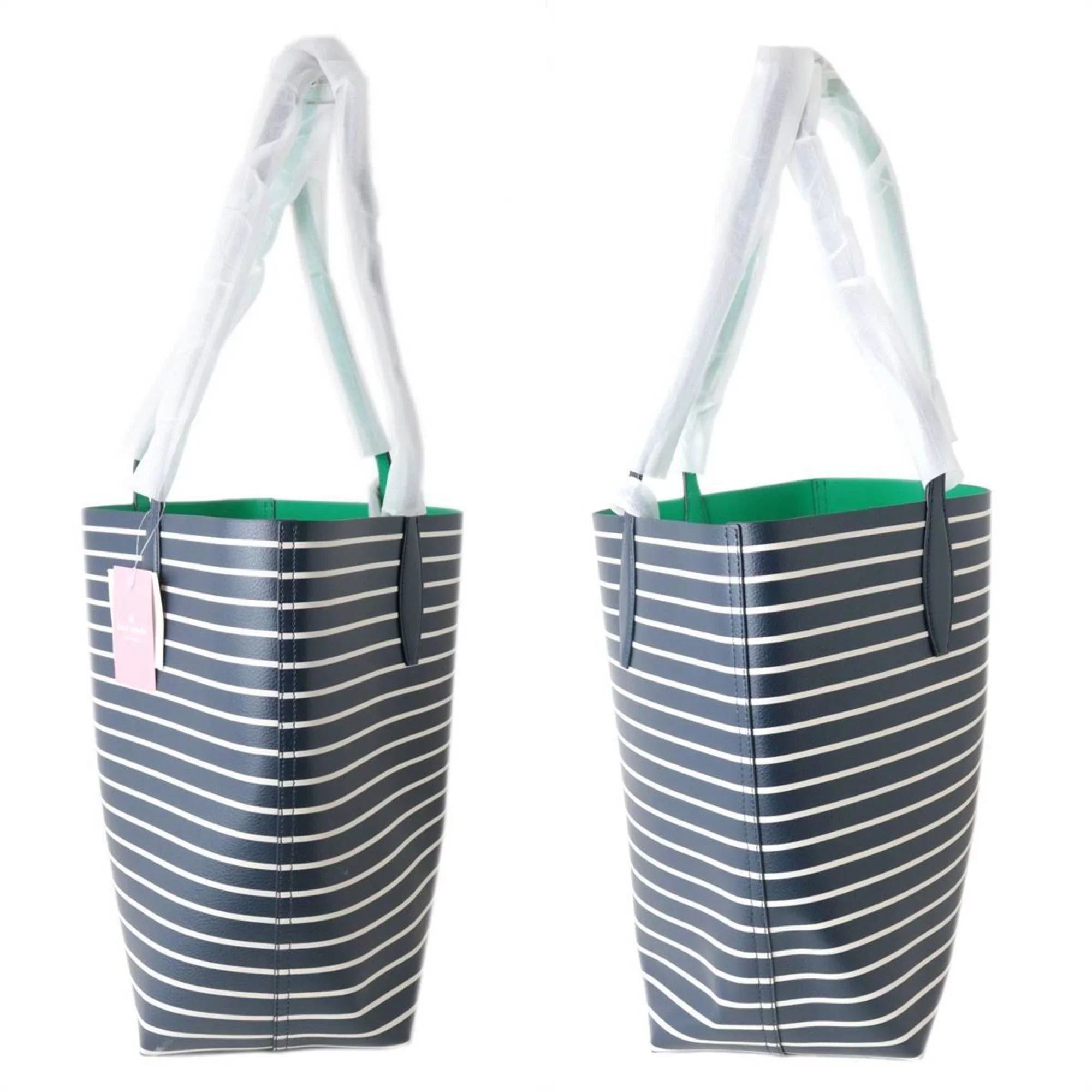New Tote WKR00612 Reversible Pre-Owned / spade kate new (460) Bag (Good) Arch York Kate Spade Surprise Striped Large york