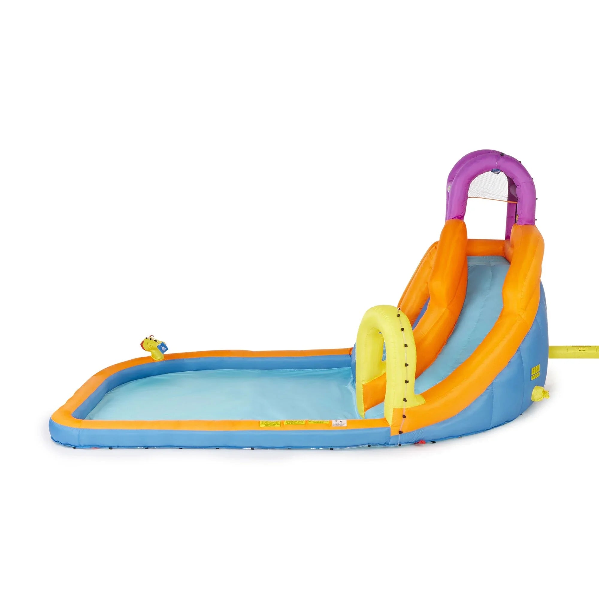 Twist Tornado liquid exterior with Mega Slide Inflatable Time Kids Park Magic