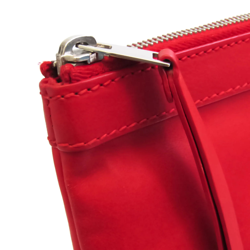 (Good) Women's Red Clutch Pre-Owned Bag Color Balenciaga 273022 Leather