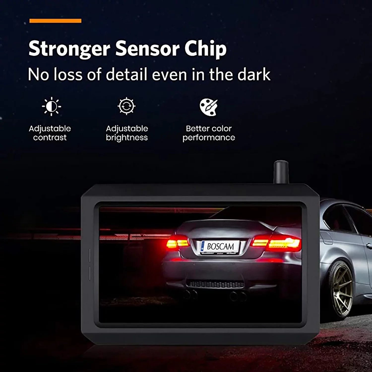 License Camera Camera Rear Camera View Backup Solar Back Plate Car BOSCAM Trailer Camera, Systems, Vehicles for Wireless Wireless Digital Up Reverse