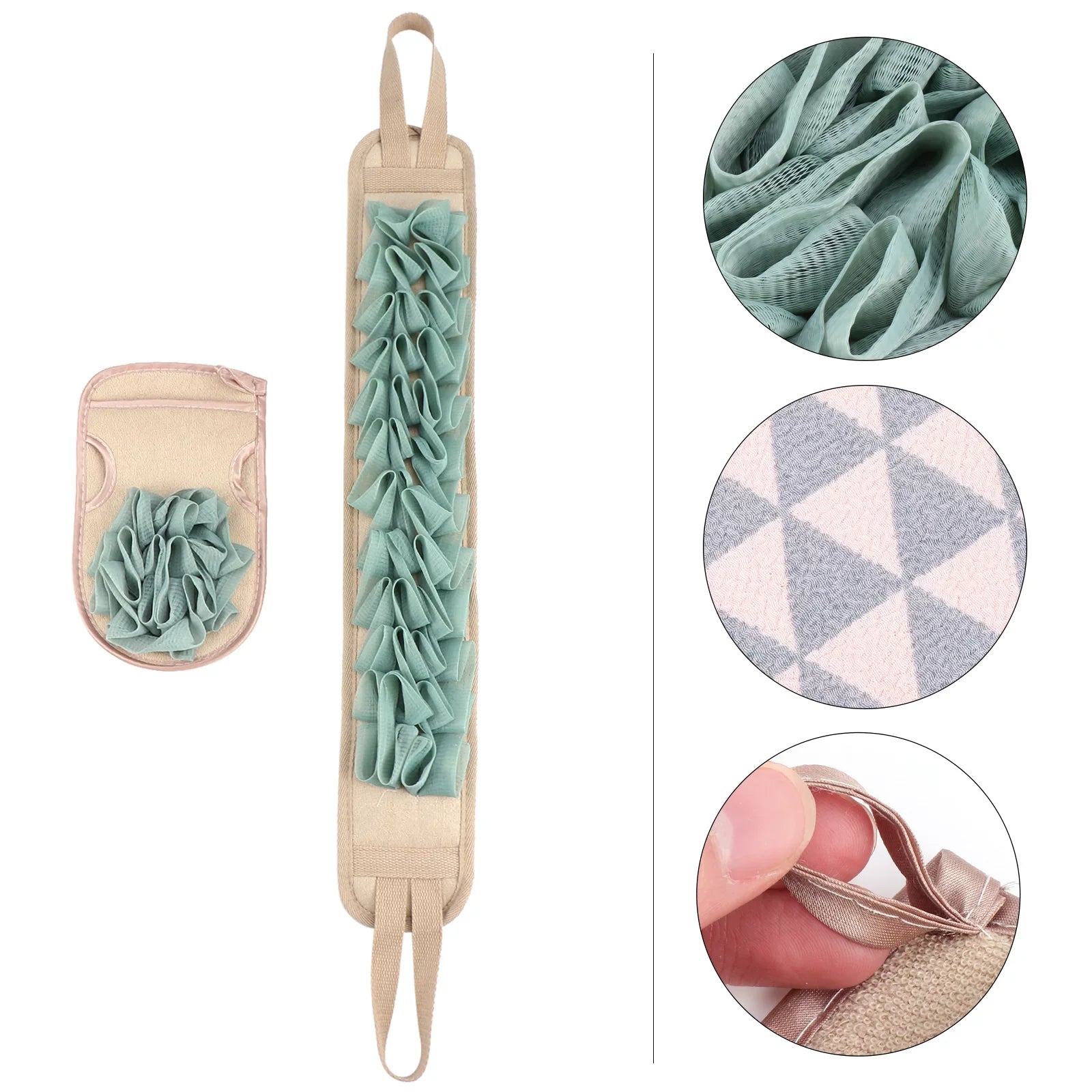 Mitts Skin Shower Gloves Mens Loofa Exfoliating Korean Lofa Cloth Glove Men Stick Loofah Exfoliator Body Washing