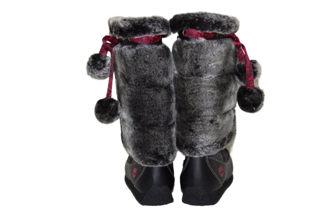 US Medium Black Tall Winterberry Fur Boot 59794 Timberland dimension Preschool Youth 13.5