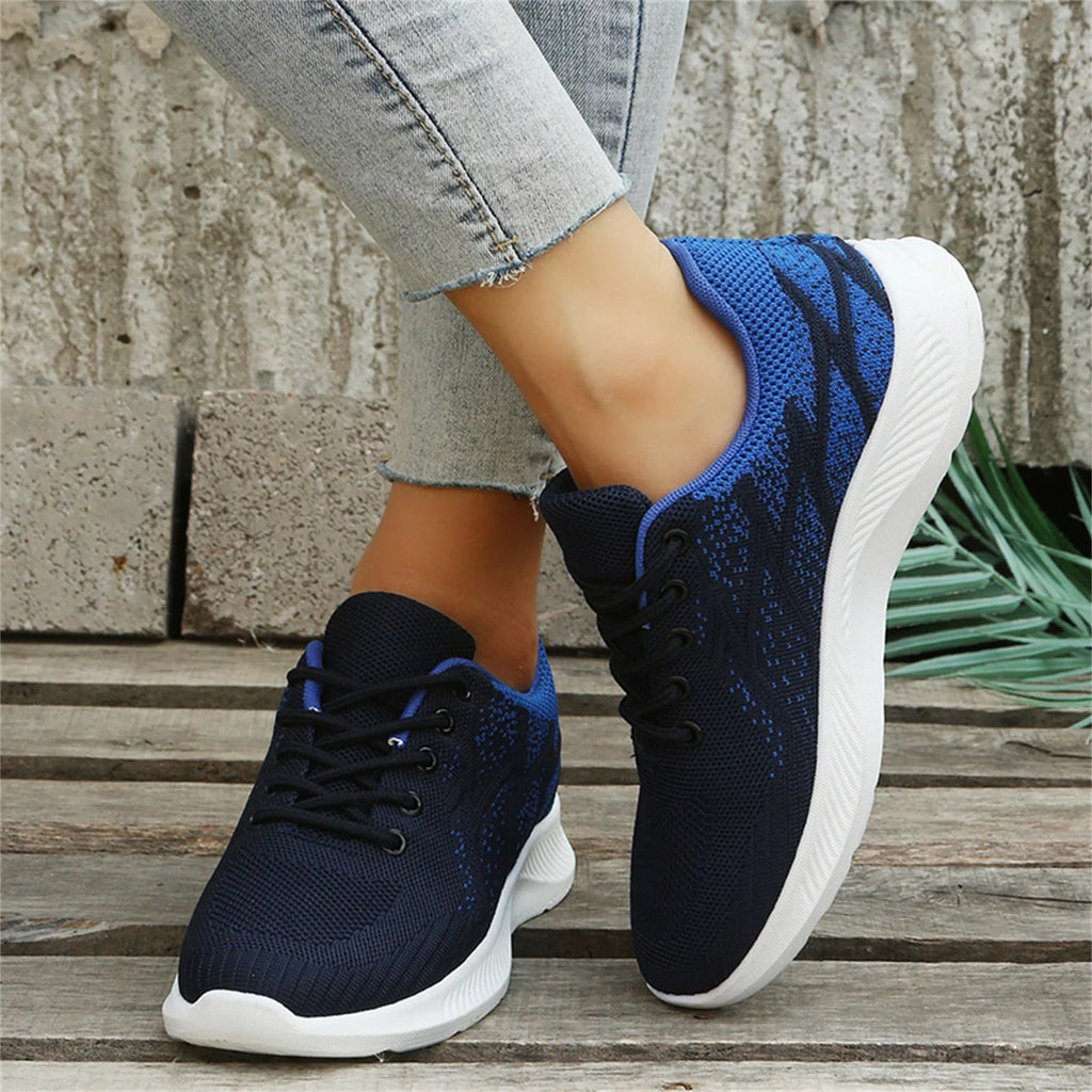 dimension Cross Colorblock Mesh Summer 1/2 Women Sneakers Women Sneakers Comfortable Fashion and Shoes and Autumn 11 Breathable Up AdBFJAF Lace Pattern