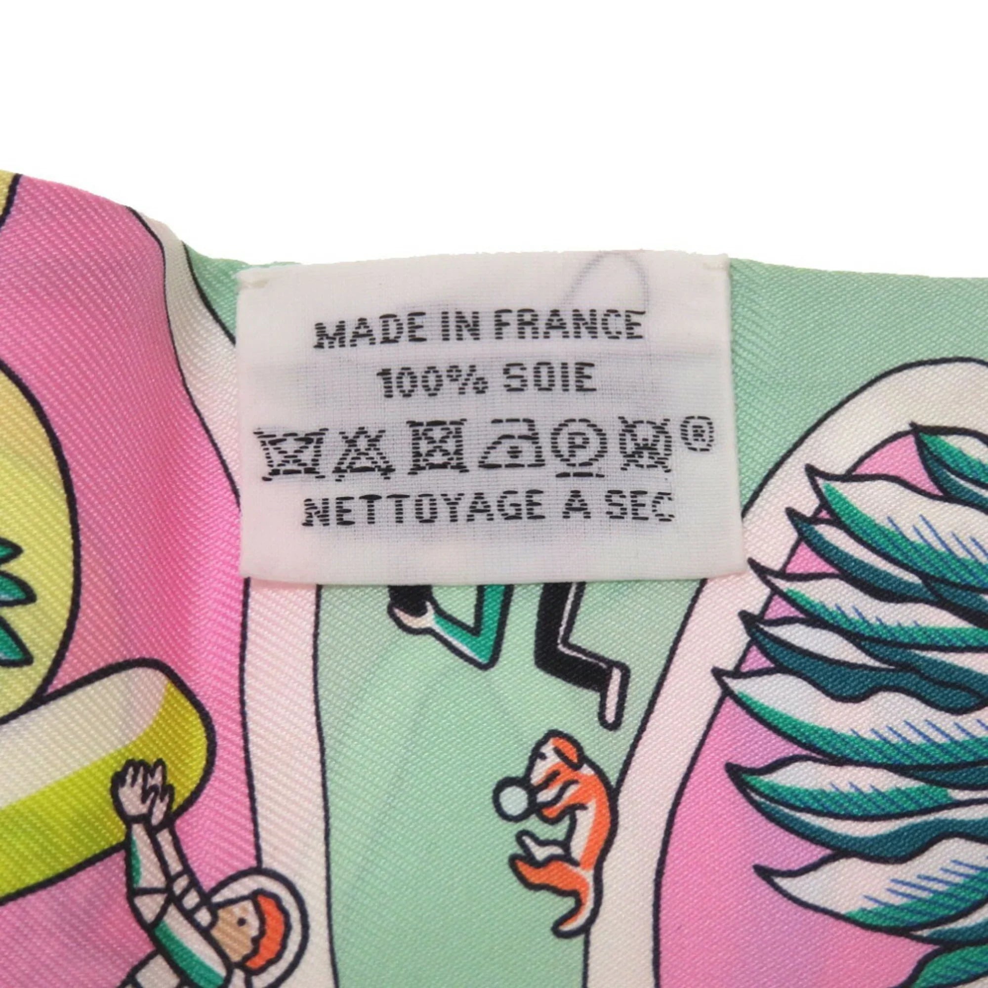 Scarf Hermes Exposition (Fair) Pre-Owned Twilly Silk Universelle Rose