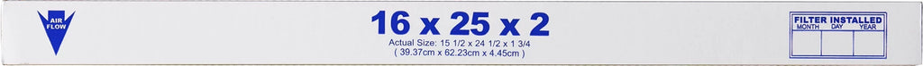 Filters Pure 16x25x2 Carbon Plus Air Nordic Pleated 3 Pack 8 Furnace MERV