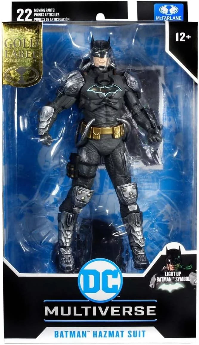 Figure Inch Suit 7 Action Gold DC Batman Label Series Hazmat Multiverse - Comic Exclusive