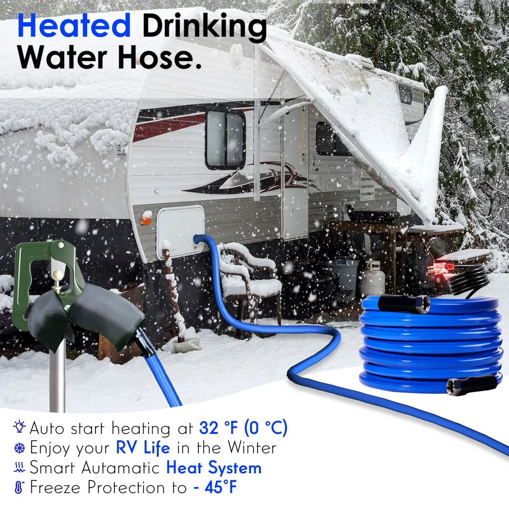 Hose,Rv liquid Accessories, for ,Antifreeze Drinking Hose,Rv Heated liquid RV,-45 100FT liquid Garden Rv Hose