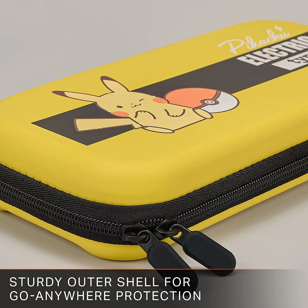 New Bundle Nintendo - Switch - or Model, Nintendo Kit Bolt OLED Lite Type Pikachu for Switch Axtion Nintendo Like Electric Switch - With PowerA Cleaning Protection Case Manual