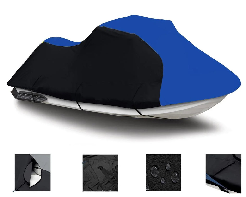 HEAVY-DUTY, 2002 / BLUE Cover 600 2001 TXi for Ski Trailerable Jet Polaris Cover Compatible Virage BLACK DENIER