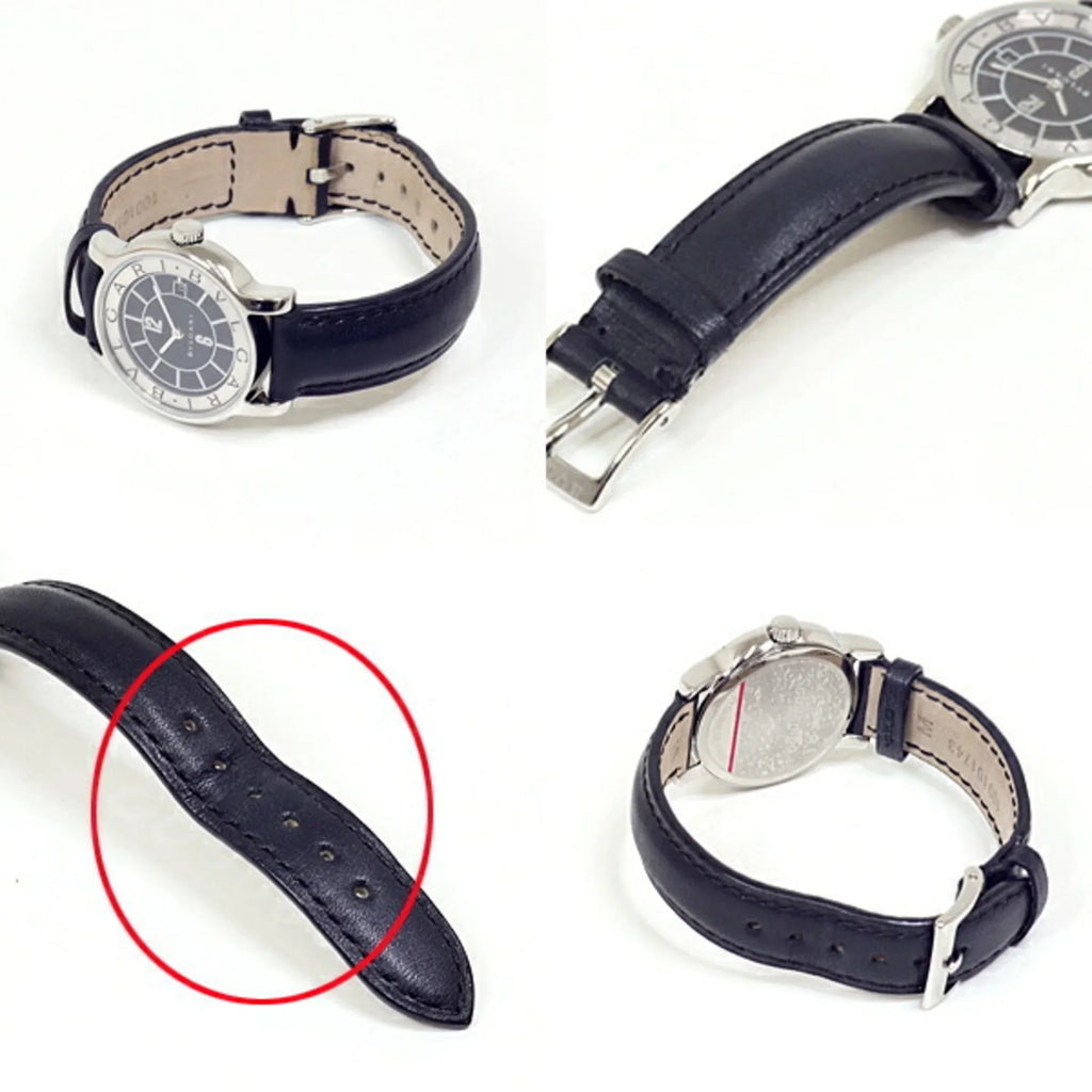 Solotempo Women's Watch Quartz Steel ST29S Stainless Pre-Owned (Good) Bvlgari
