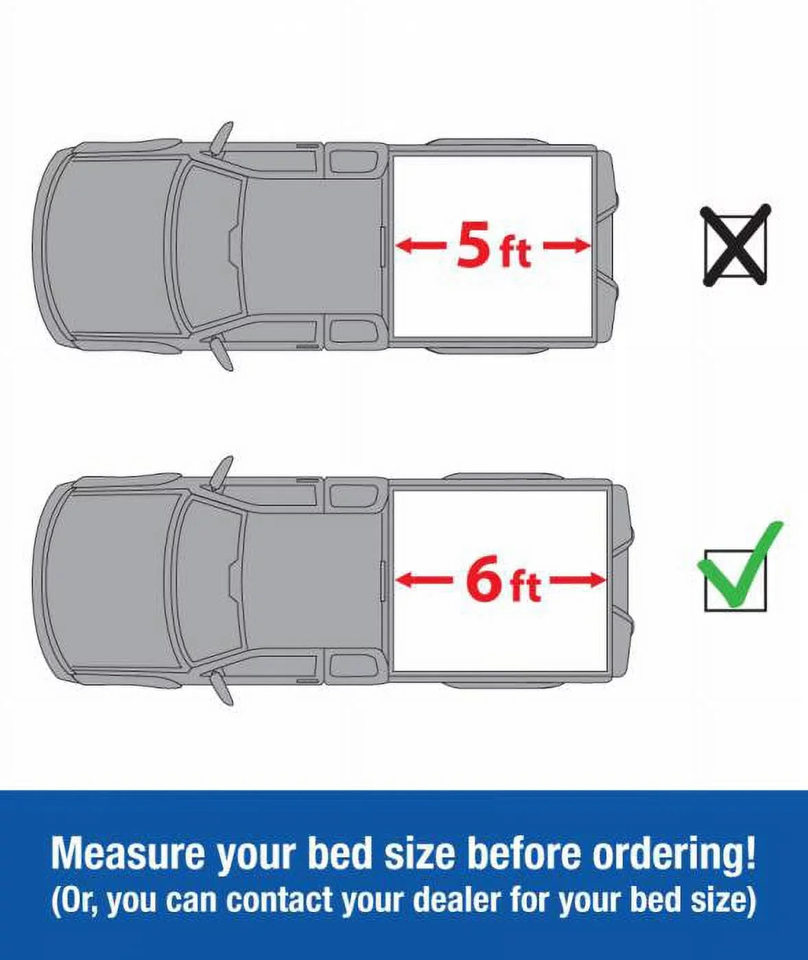 T3 Soft Tri-fold Tyger | TG-BC3F1067 6' Compatible 2019-2023 Ranger Vinyl | Bed Truck | Bed Cover with Tonneau Auto