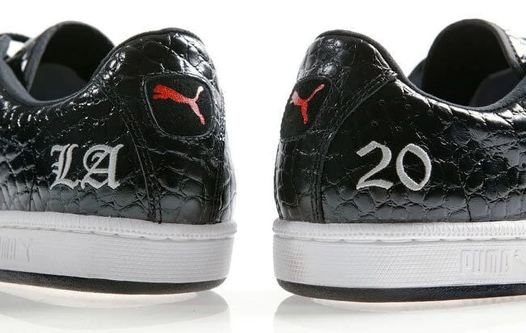 / SKIN WOMEN MATCH MEN 7 5.5 LA. BLACK NEW CROCODILE UNISEX SHOES SPORTIE