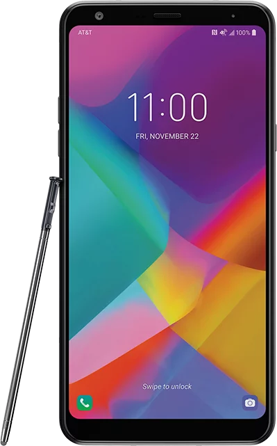 Black LG LTE 16.0MP Q720AM 6.2" Stylo (Refurbished) 32GB Smartphone, Aurora Android Restored 4G FHD+ AT&T 5+