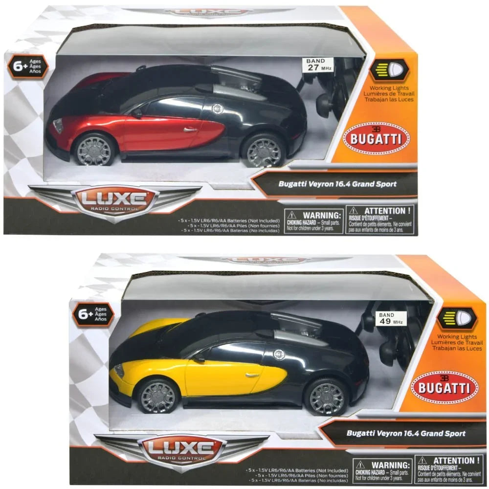Cars COLOR pc Remote ASSORTED Bugatti-1 , Controlled-Luxe R/C
