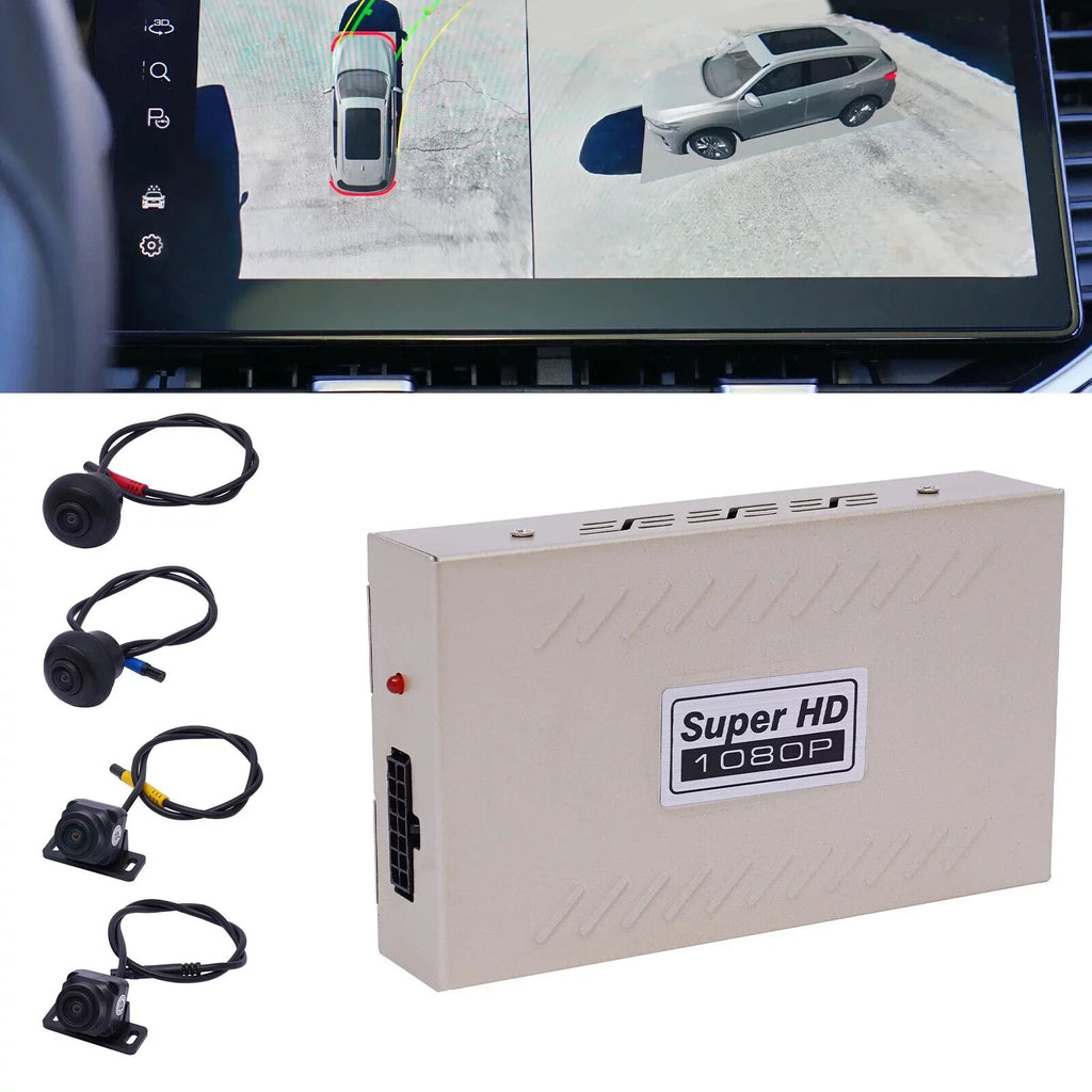 Miumaeov Panoramic 360° DVR Kits System View 1080P Seamless Recording Bird 4-camera Car