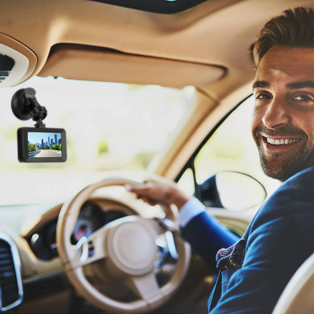 Detection with Video Camera Night Not 1080P Motion Front Rear Car Loop iMounTEK Included) Dual DVR MMC G-Sensor (32G Dash Recorder Cam Vision Recording Car Card