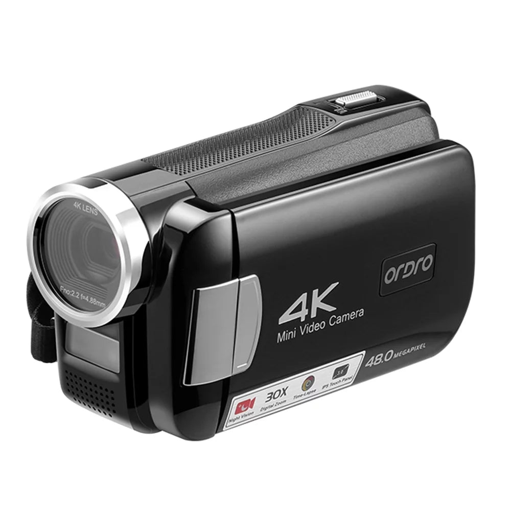 Digital 4K GoolRC Carry Bag 48MP 30X AC2 Battery Recorder Digital DV 3.0 Remote Inch Zoom with Control Touchscreen Video IR IPS