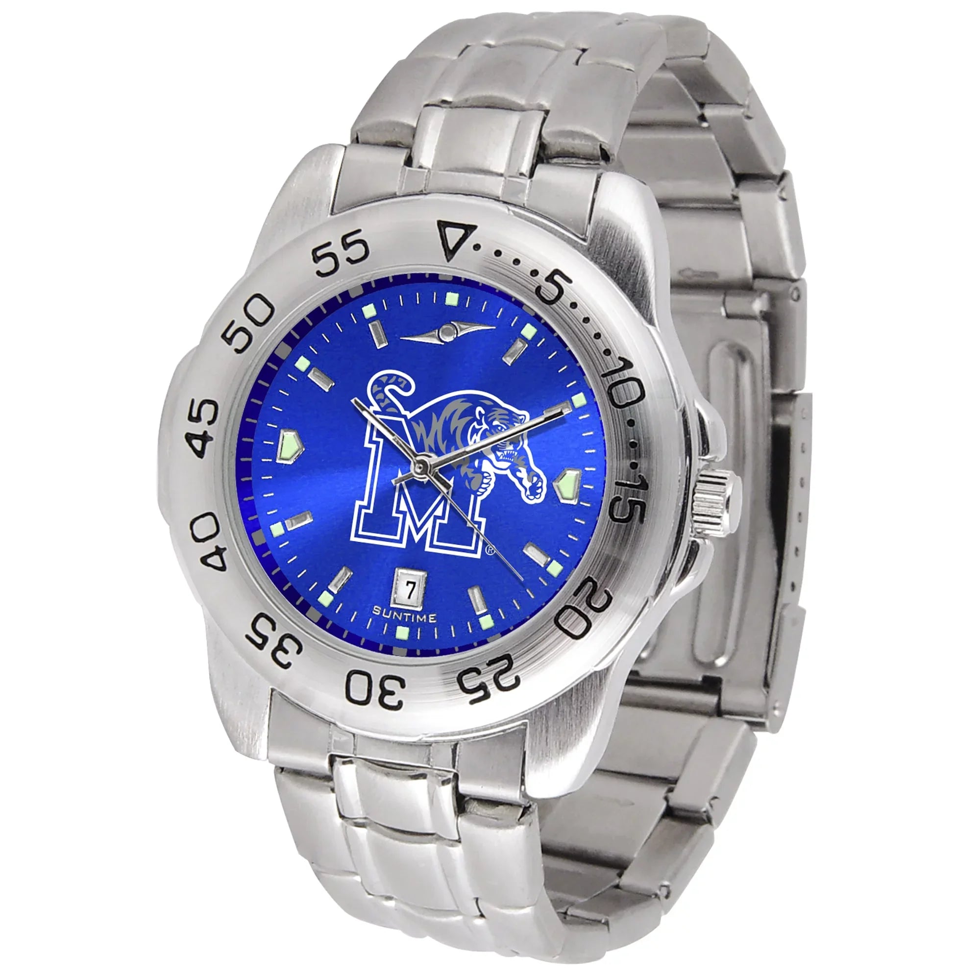 Steel Watch Memphis Tigers Sport AnoChrome Royal