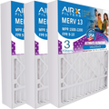 Filter & Compatible 3 2200 Air 13 16x25x3 MPR Premium Pack WICKED FPR with MERV Bear CLEAN 16x25x3 Air Made Furnace by FILTERS - 1500 Filter AIR. USA to Comparable AIRX 9 255649-101