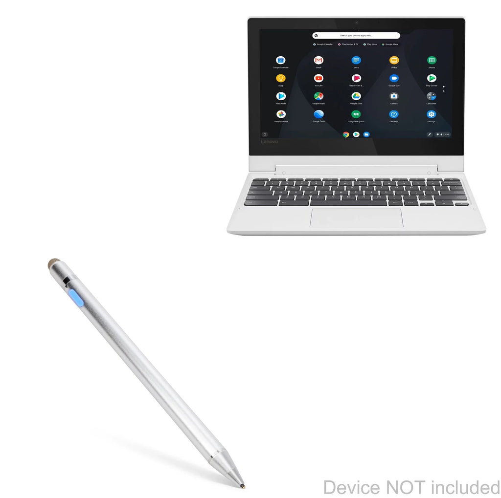 Stylus Metallic Active Electronic with Tip BoxWave Convertible Stylus] Fine Chromebook - 2-in-1 Ultra (11.6") [AccuPoint Stylus Silver C330 Lenovo Pen,