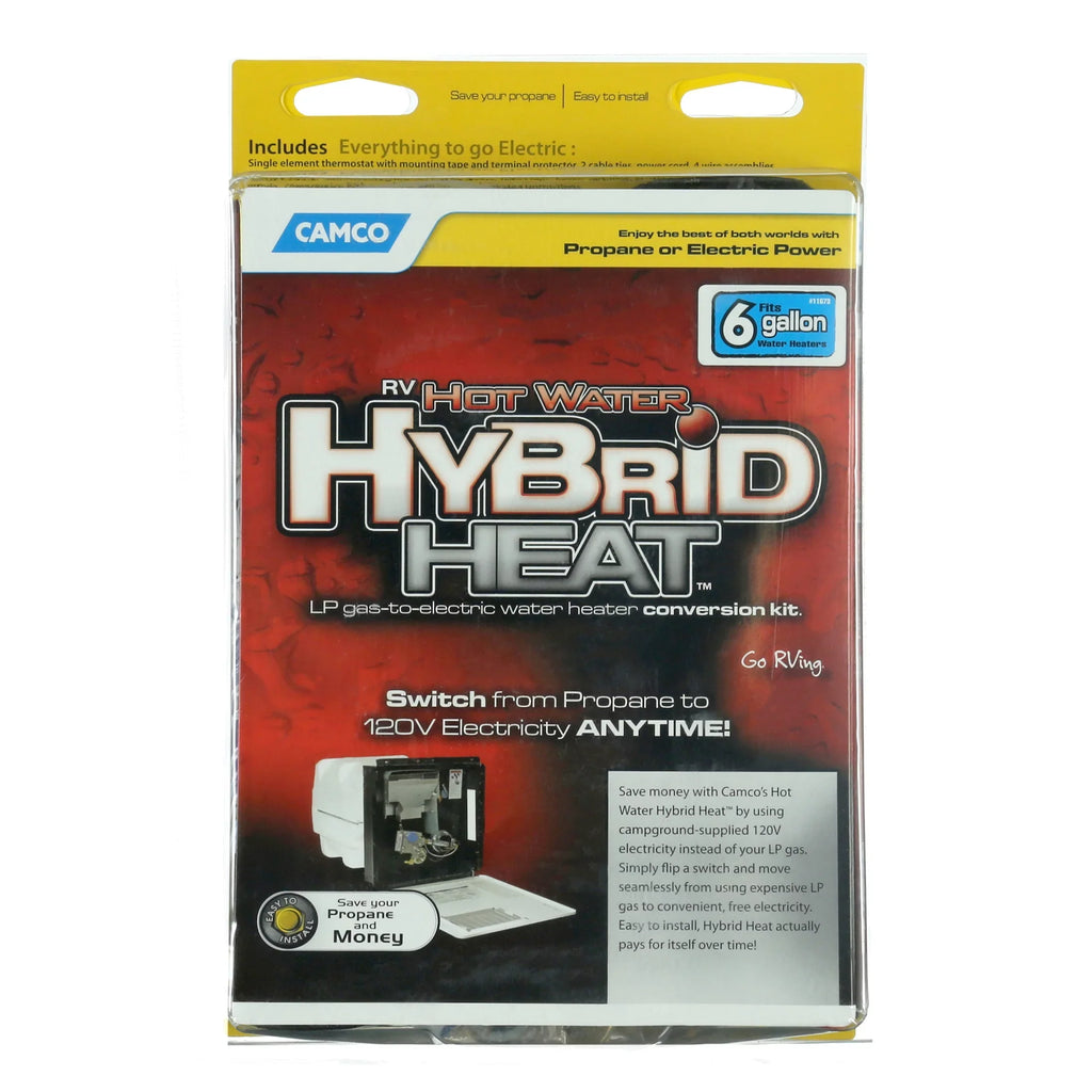 to On 6 liquid - Camco Electricity gal. RV Converter Heaters Heater liquid 11673 Gas 120V Converting Demand for LP