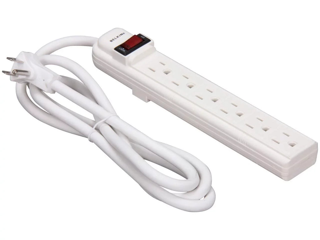 5 BELKIN ft. 6 F9P609-05R-DP Console Power Cord Length Outlets