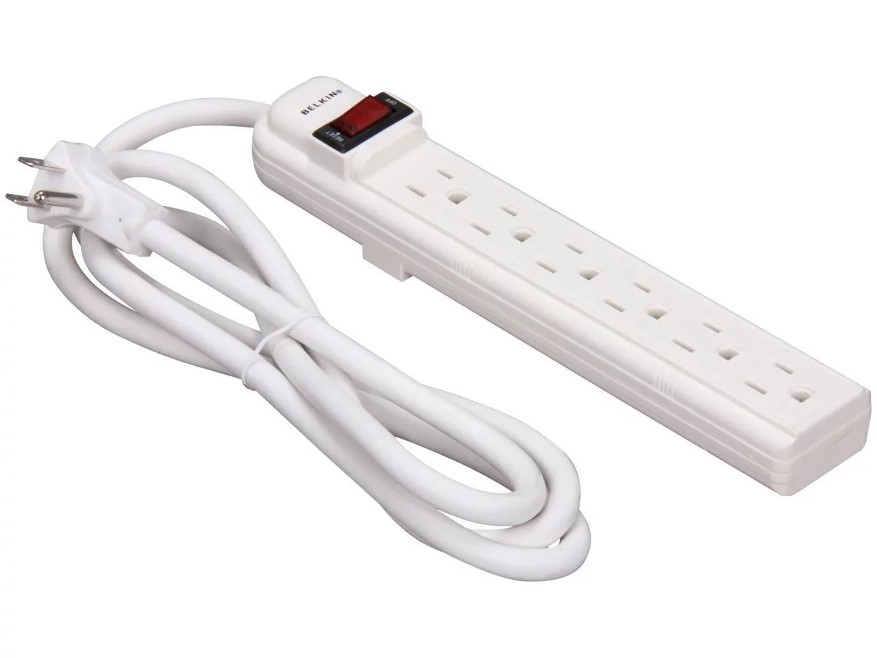 5 BELKIN ft. 6 F9P609-05R-DP Console Power Cord Length Outlets