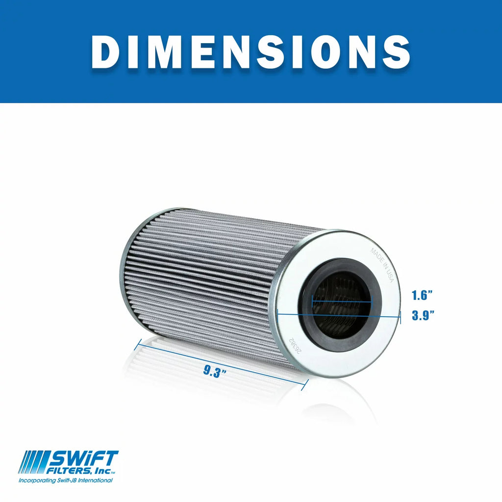 for Element 12 Filter Direct Micron Cartridge Interchange Microglass HF6110 FLEETGUARD