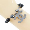 Mark Metal Women's Plastic Silver/Black 09V Fake Pearl Pre-Owned x (Good) Bracelet Coco