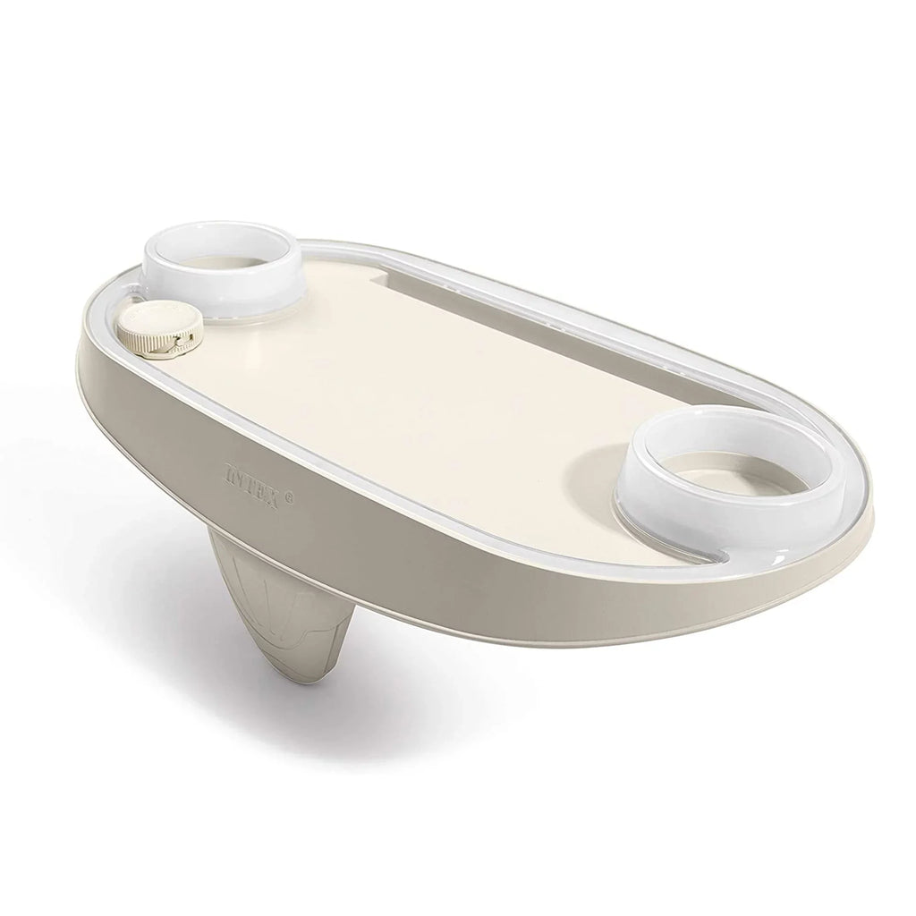 Inflatable Spa Greywood Jet Tub w/ Bubble Hot Intex Accessory Tray PureSpa