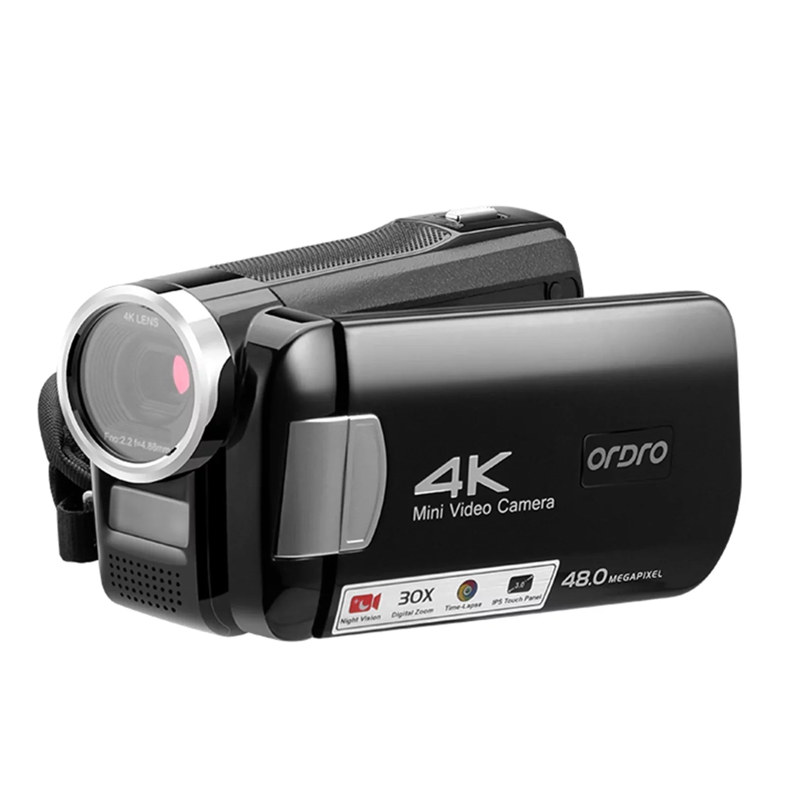 Digital 4K GoolRC Carry Bag 48MP 30X AC2 Battery Recorder Digital DV 3.0 Remote Inch Zoom with Control Touchscreen Video IR IPS