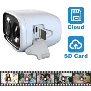 Home WiFi Way for Security Wireless 2K Battery Night Camera 2 Detection, Surveillance with Rechargeable Waterproof, Motion Audio, Powered Vision Camera SD/Cloud TMEZON AI exterior