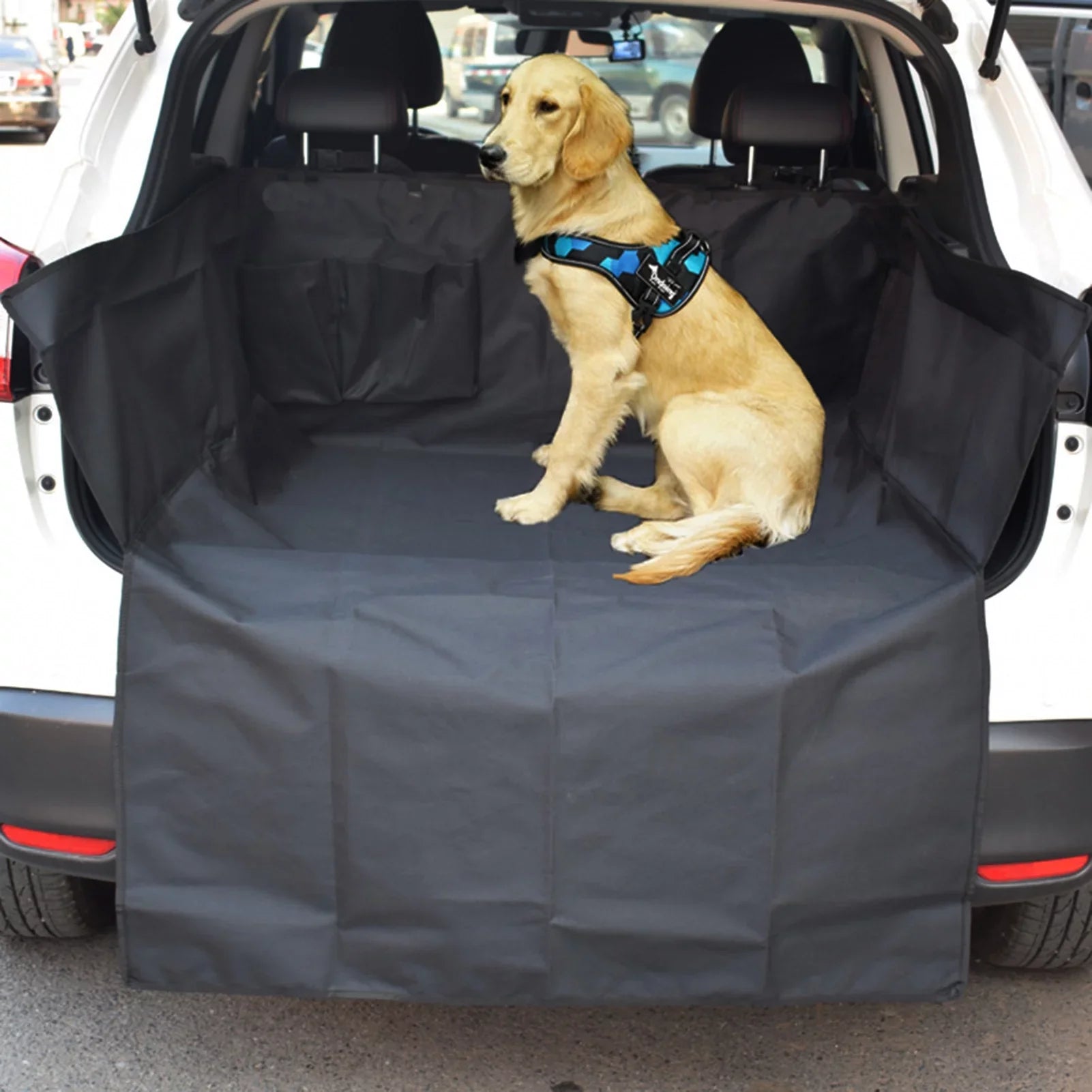Mat Pet Van Sedan Trunk Seat Mat Trunk Resistant Oxford Dog Mat Cushion Organizer Car Protective SUV for Bite Thicker Cloth Dirt-proof Arealer