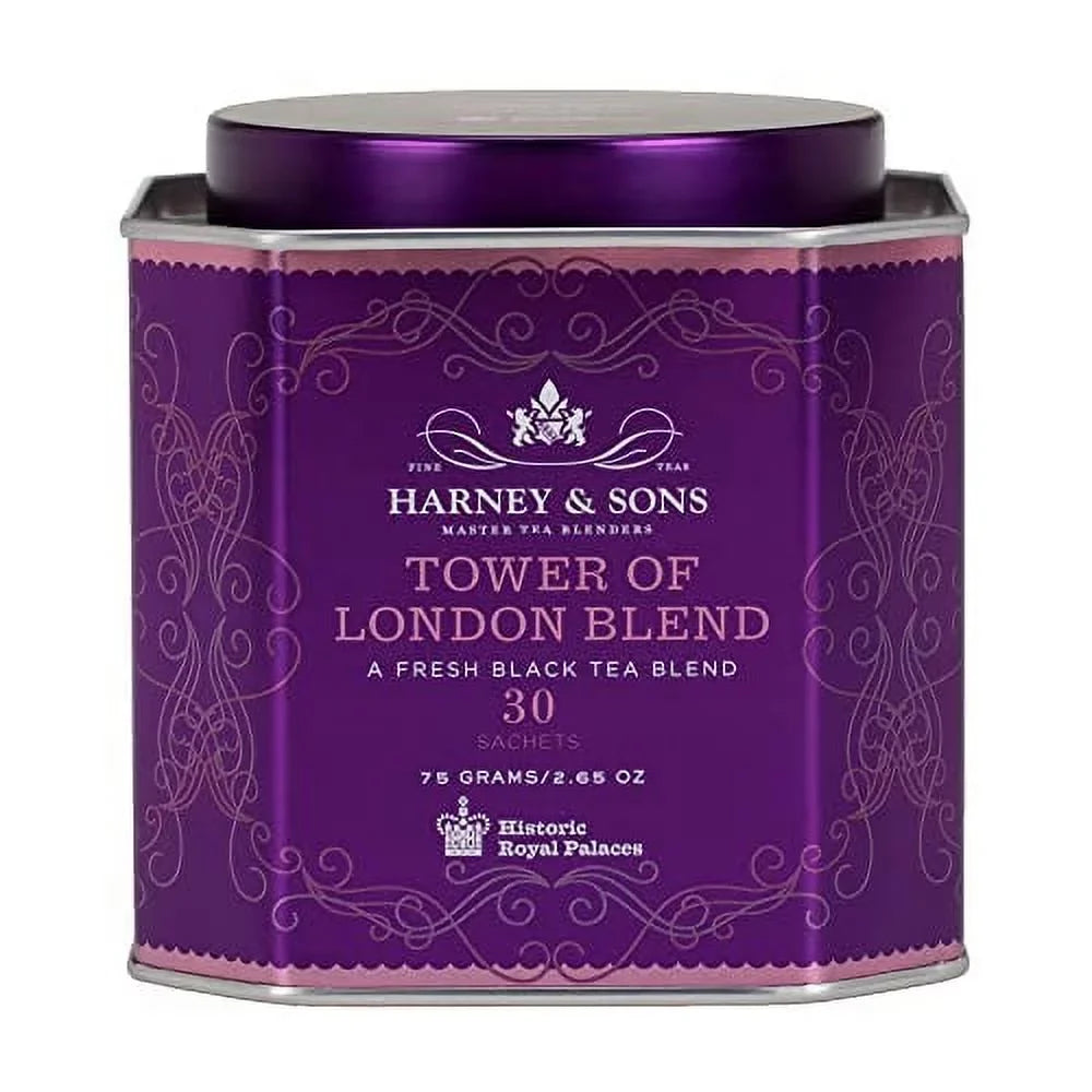 30 of Caramel, Sons and Tea Black Sachets & Tea London London, Tower Currant, Honey, Harney Black w/ Vanilla, of Historic