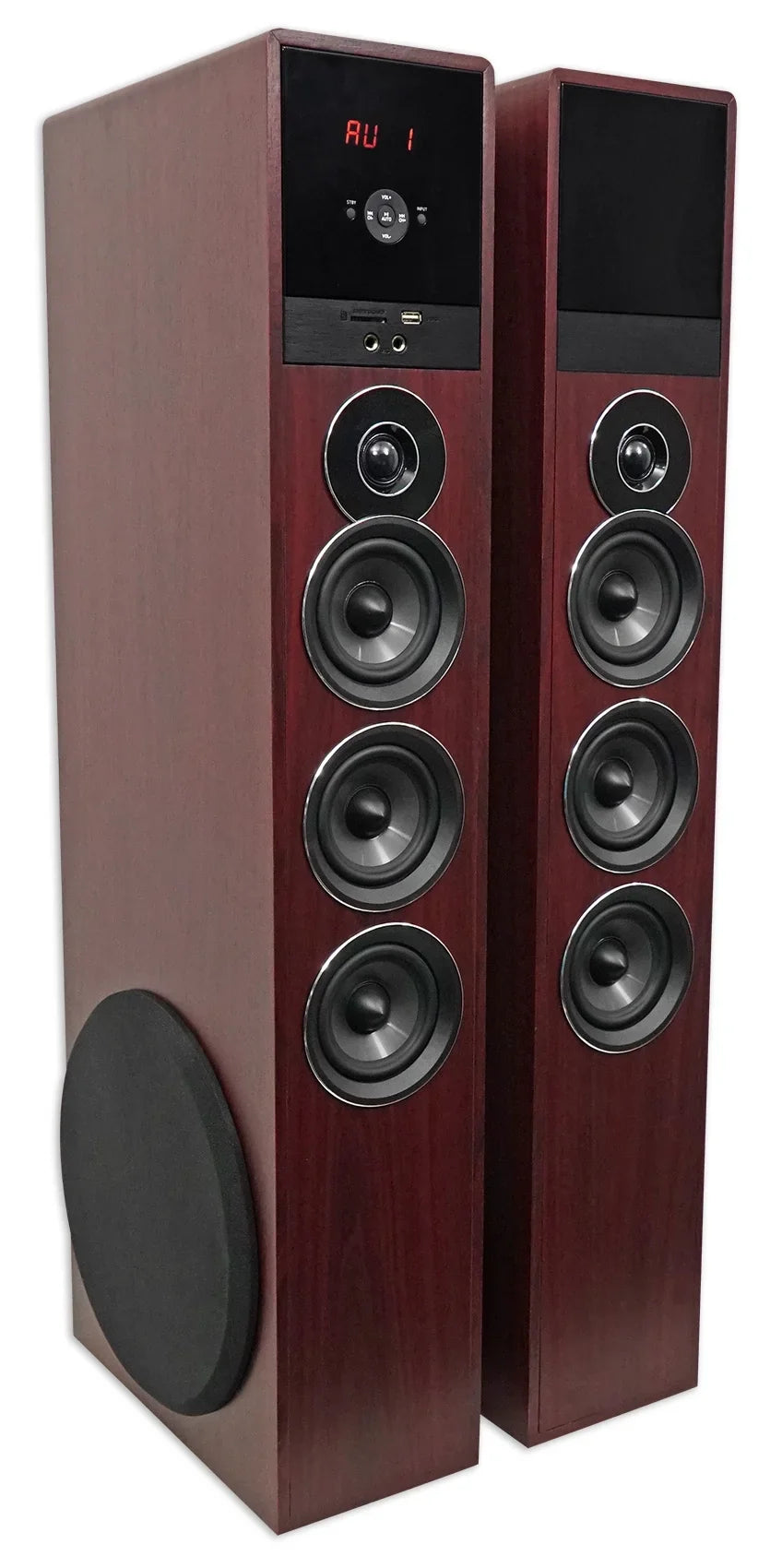 System Theater Tower SK8000 LG Speaker w/Sub For Television Home TV-Wood