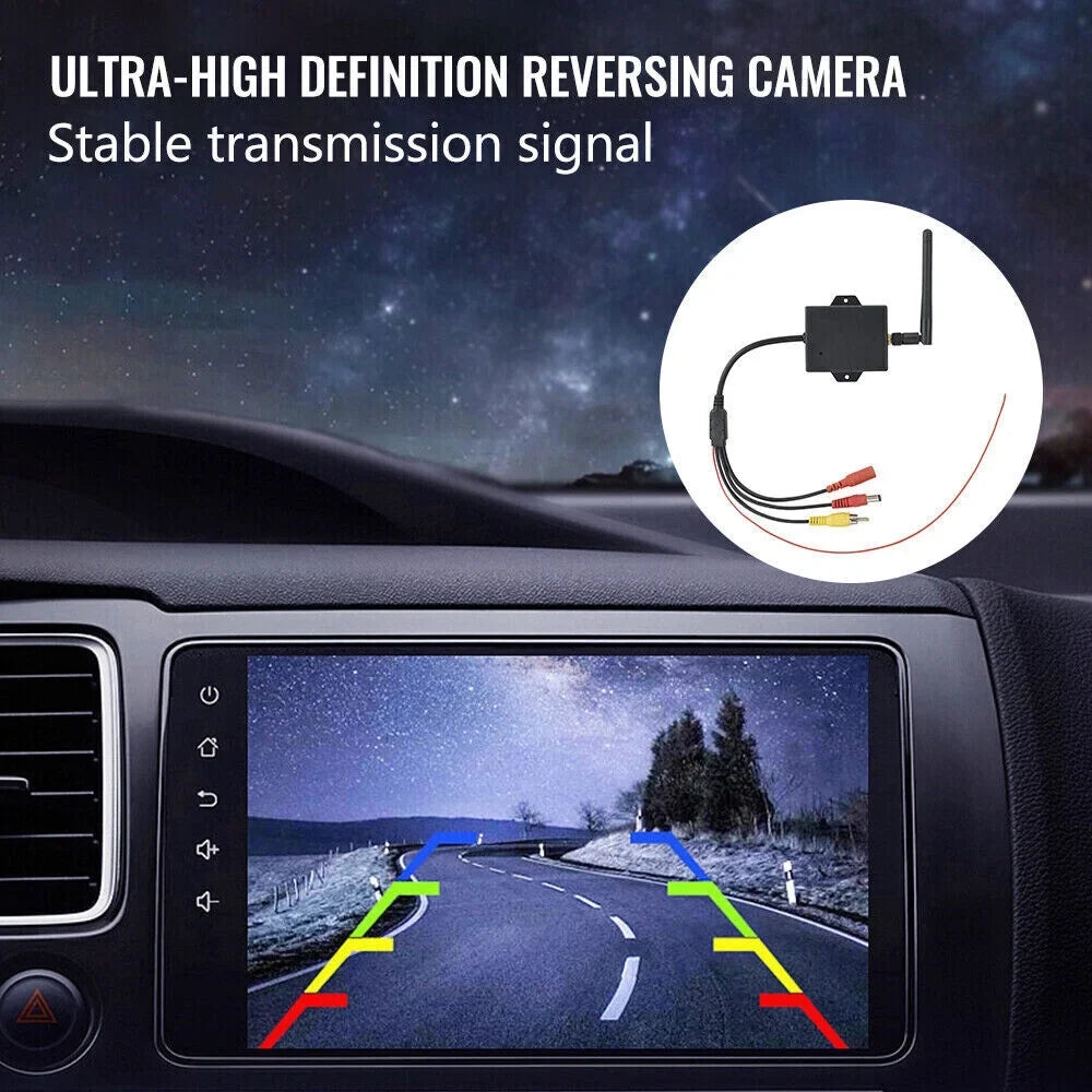 '- Stable Camera to Ideal Reversing Camera Wifi Transmitter - Range for 50m Wireless Signal, Car View Easy Module AV Rear