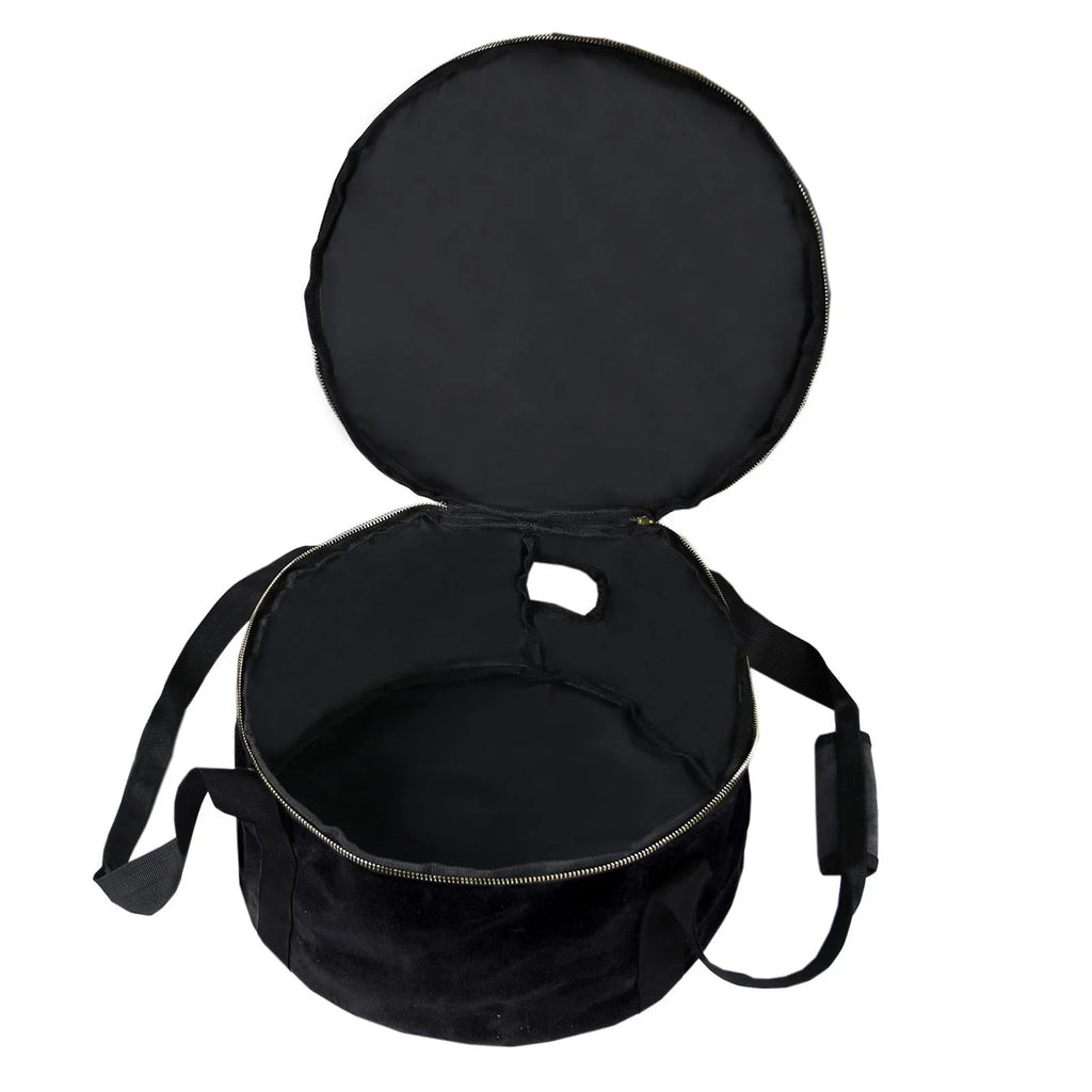 Bag Multipurpose ,exterior 12" for Carry Dutch Accessories Durable Camping Storage Black Bag BBQ Handbag Activities Container - Oven Cookware ,Fishing