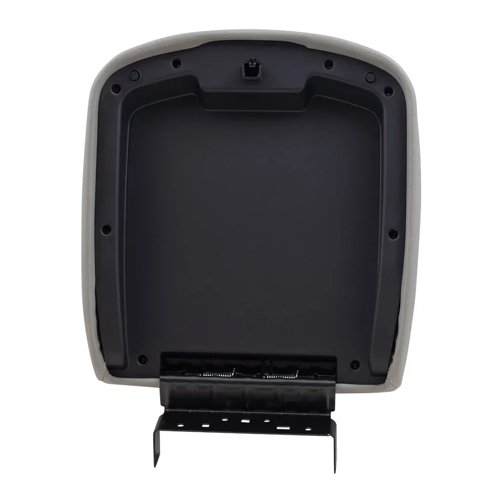with Pickup Center Escalade Sierra Lid Silverado Replacement Armrest with Cover Gray Truck Center Console Tahoe Full 2007-2013 Brock Compatible Console