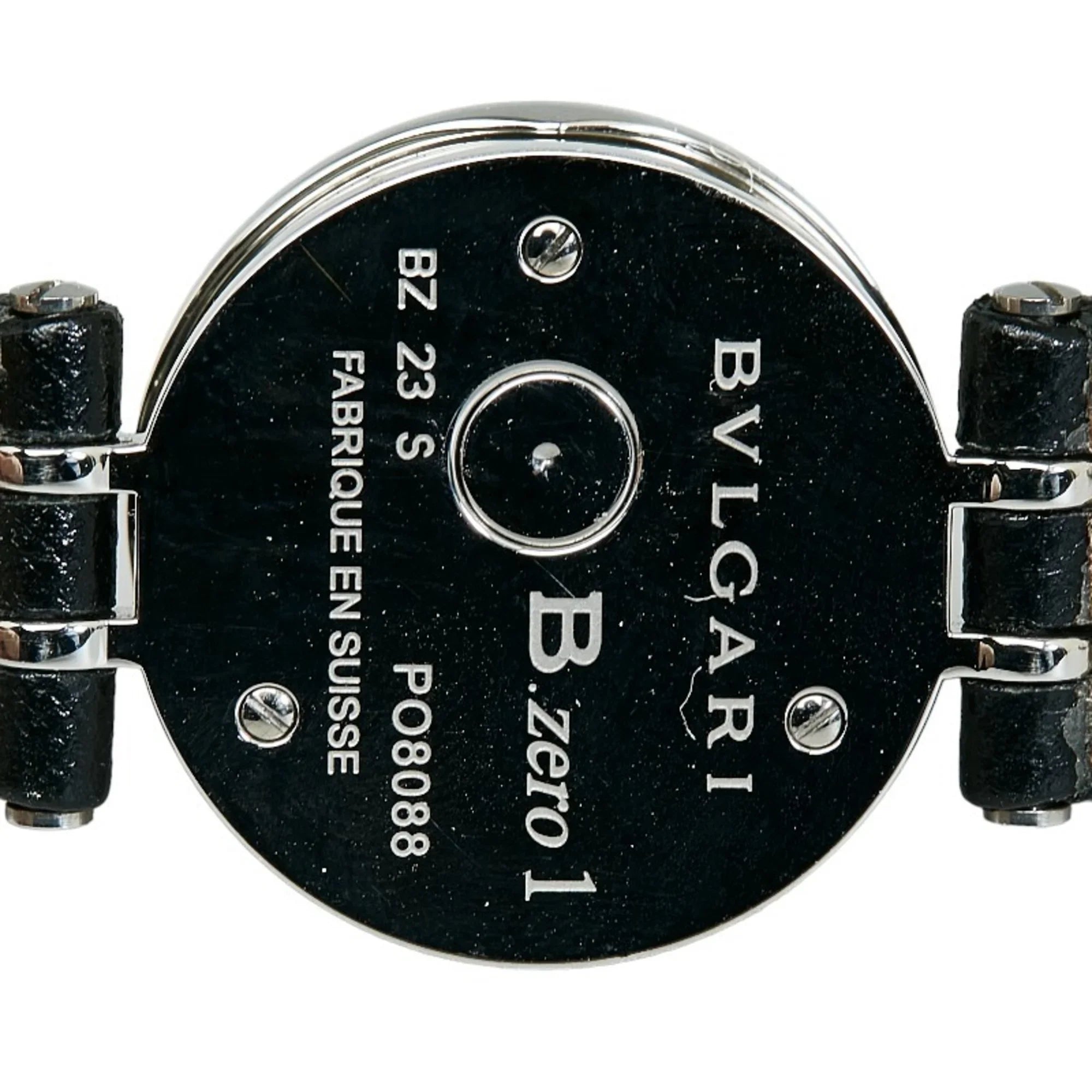 Pre-Owned Quartz BVLGARI Stainless B Ladies Watch Zero Dial BZ23S One Navy (Good) Bvlgari Diamond Shell Steel